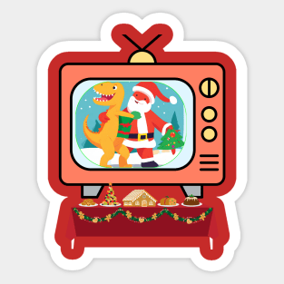 Unlikely friends on TV Sticker